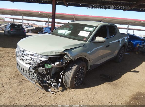 5NTJB4DEXRH117467 2024 HYUNDAI SANTA CRUZ Зеленый Вид спереди