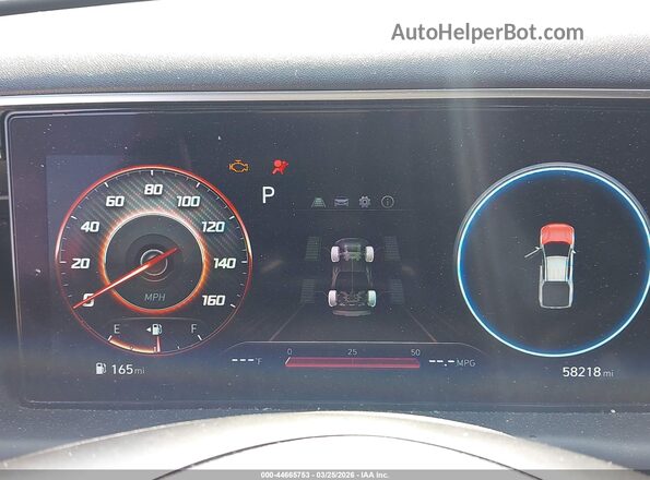 5NTJCDAE5NH020026 2022 HYUNDAI SANTA CRUZ Light Blue Vista de los asientos traseros