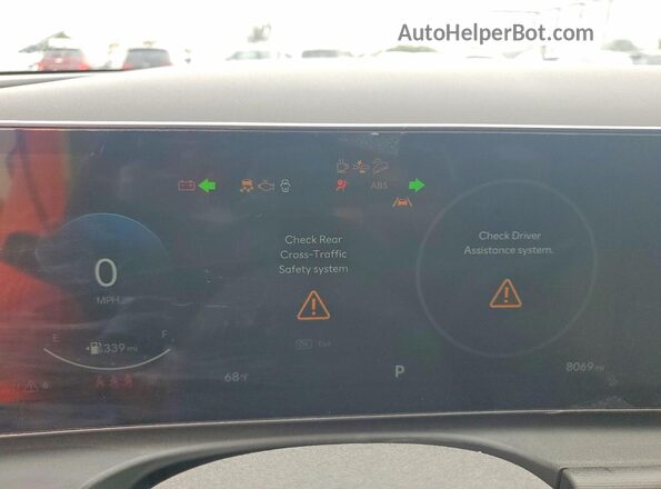 5NTJCDDE3SH146747 2025 HYUNDAI SANTA Белый Вид щитка приборов