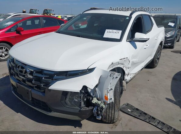 5NTJEDDF5RH125492 2024 HYUNDAI SANTA CRUZ White წინა მარცხენა ხედი სამი მეოთხედიდან