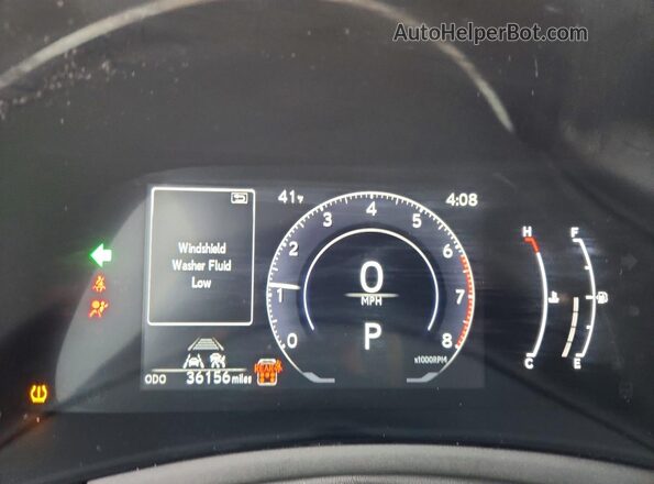 5TDAAAA63RS009232 2024 LEXUS TX Белый Вид щитка приборов