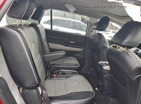 5TDAAAB54RS004305 2024 TOYOTA GRAND Бордовый Вид задней части салона