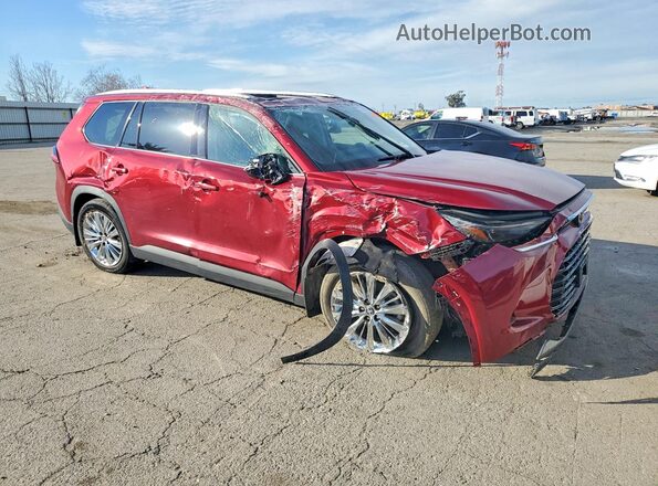 5TDAAAB56RS014186 2024 TOYOTA GRAND Бордовый Передняя правая четверть
