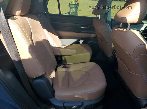 5TDAAAB5XSS102485 2025 TOYOTA GRAND Blue Widok wnętrza z tyłu