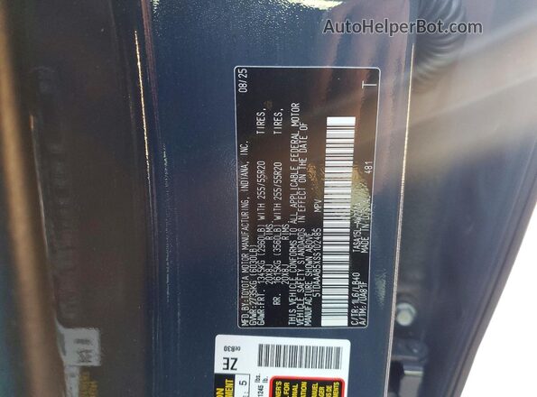 5TDAAAB5XSS102485 2025 TOYOTA GRAND Blue Widok wnętrza 360 stopni