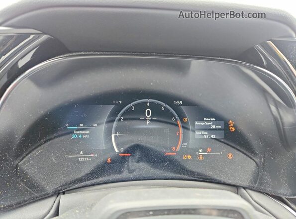 5TDAAAB66SS024103 2025 LEXUS TX Blue Instrument cluster view