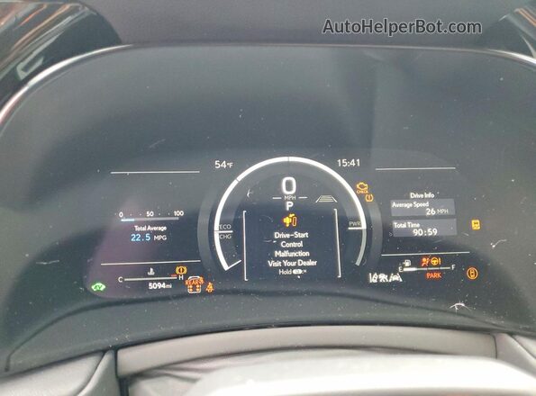 5TDABAB68TS016695 2026 LEXUS TX Белый Вид щитка приборов