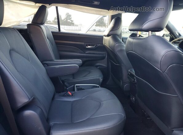 5TDACAB53SS031415 2025 TOYOTA HIGHLANDER HYBRID White Вид задньої частини салону