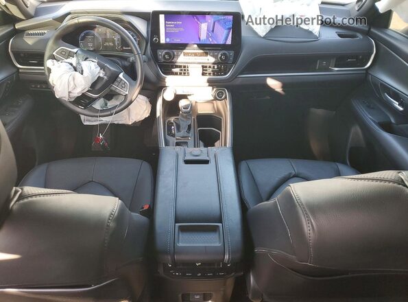 5TDACAB53SS031415 2025 TOYOTA HIGHLANDER HYBRID White Вид панелі приладів