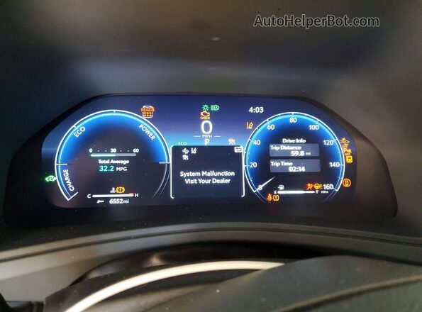 5TDACAB54TS075411 2026 TOYOTA HIGHLANDER HYBRID Gray Vista del cuadro de instrumentos