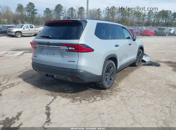 5TDACAB54TS085145 2026 TOYOTA HIGHLANDER HYBRID Gray Rear right