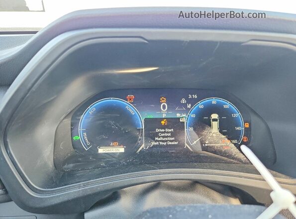 5TDADAB50SS013905 2025 TOYOTA HIGHLANDER HYBRID Черный Вид щитка приборов