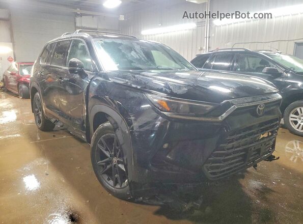 5TDADAB50SS013905 2025 TOYOTA HIGHLANDER HYBRID Черный Передняя правая четверть