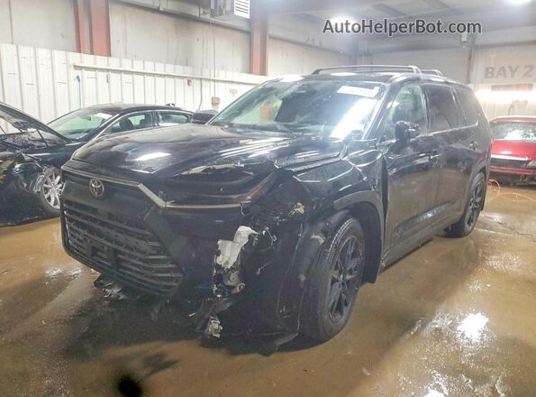 5TDADAB50SS013905 2025 TOYOTA HIGHLANDER HYBRID Черный Передняя левая четверть