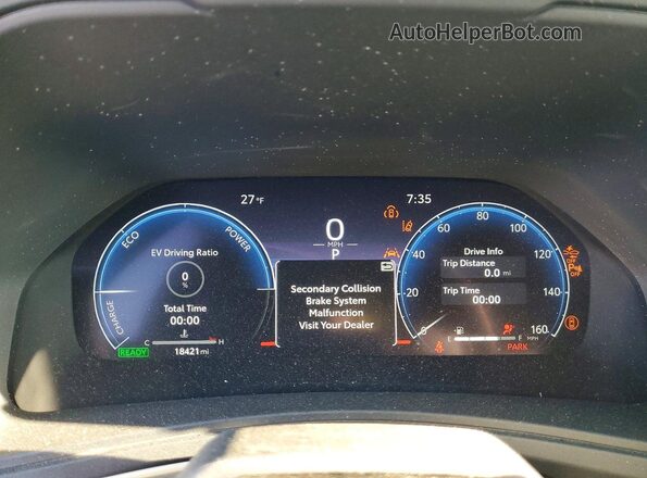 5TDADAB52SS014957 2025 TOYOTA HIGHLANDER HYBRID Gray Սարքավորումների վահանակի տեսք