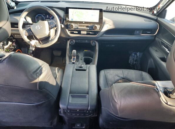5TDADAB52SS014957 2025 TOYOTA HIGHLANDER HYBRID Gray Առջևի վահանակի տեսք