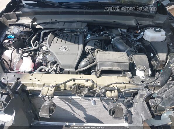 5TDADAB53SS017043 2025 TOYOTA HIGHLANDER HYBRID Black უკანა ხედი