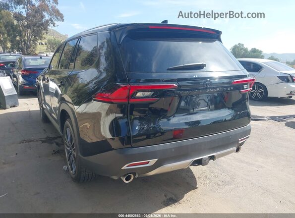 5TDADAB53SS017043 2025 TOYOTA HIGHLANDER HYBRID Black უკანა მარცხენა