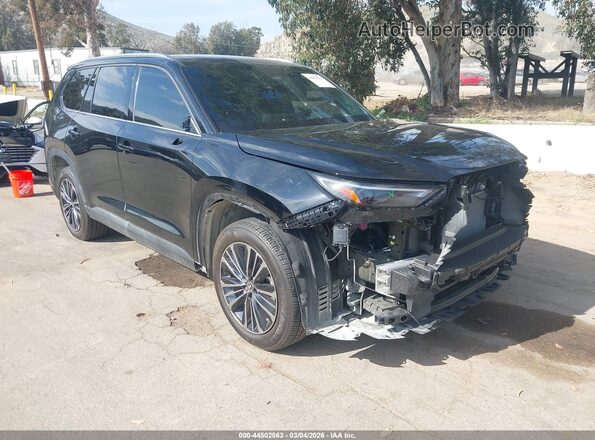 5TDADAB53SS017043 2025 TOYOTA HIGHLANDER HYBRID Black წინა მარჯვენა