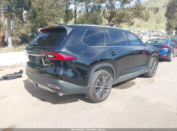 5TDADAB53SS017043 2025 TOYOTA HIGHLANDER HYBRID Black უკანა მარჯვენა