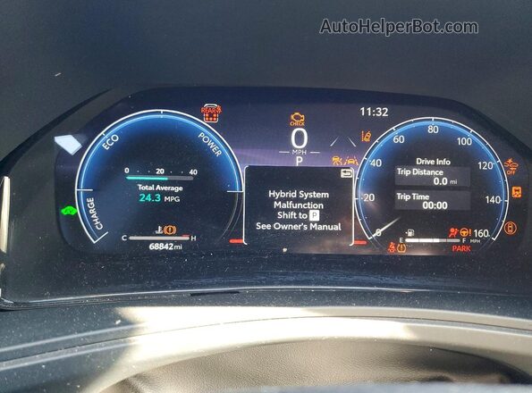5TDADAB55RS001503 2024 TOYOTA GRAND Серебряный Вид щитка приборов
