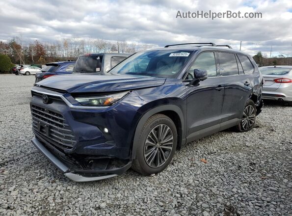 5TDADAB5XSS018853 2025 TOYOTA HIGHLANDER HYBRID Blue Передня ліва чверть