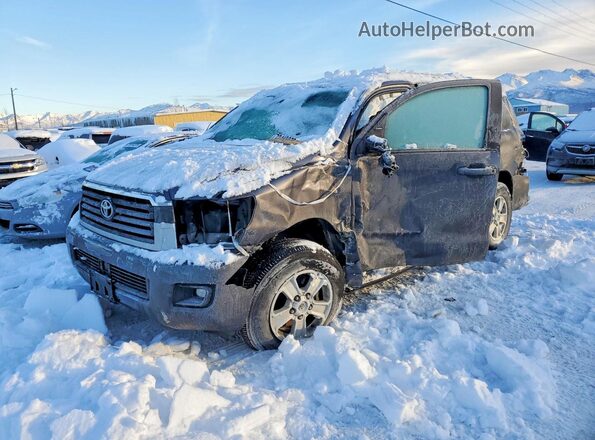5TDAY5B14MS184944 2021 TOYOTA SEQUOIA Gray Vista tres cuartos delantera izquierda