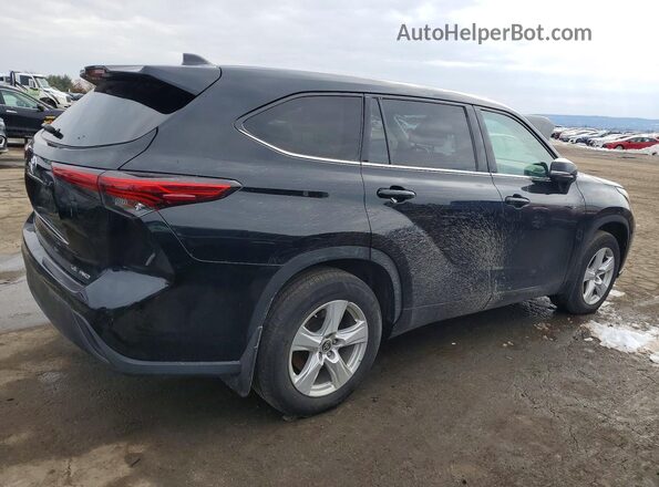 5TDBZRBH1LS502412 2020 TOYOTA HIGHLANDER Черный Задняя правая четверть