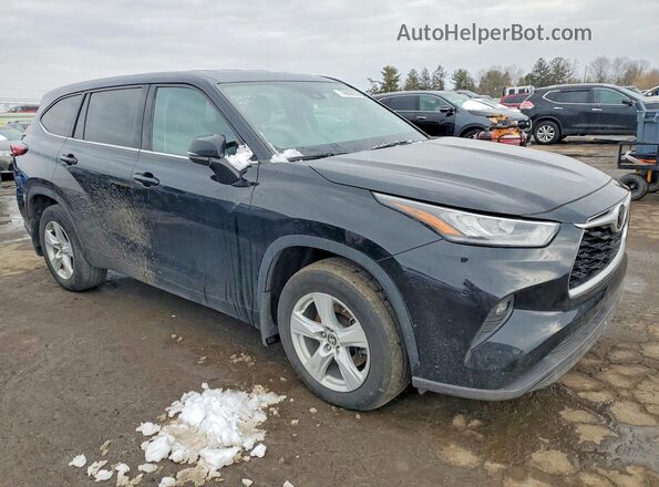 5TDBZRBH1LS502412 2020 TOYOTA HIGHLANDER Черный Передняя правая четверть