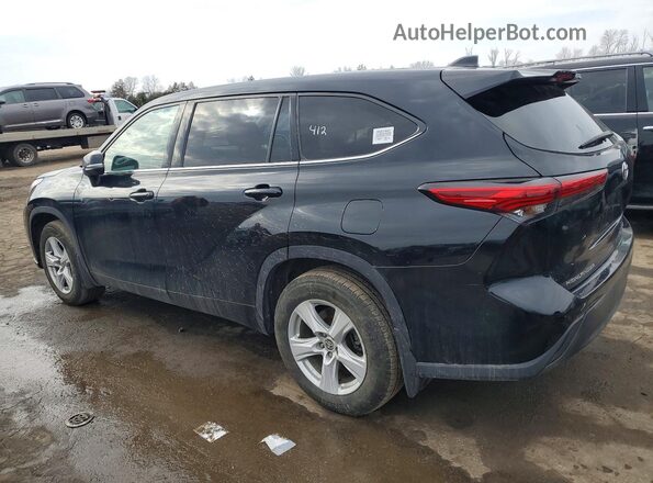 5TDBZRBH1LS502412 2020 TOYOTA HIGHLANDER Черный Задняя левая четверть