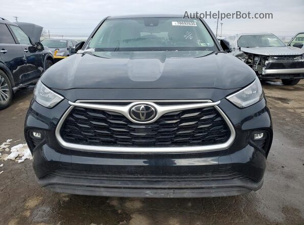 5TDBZRBH1LS502412 2020 TOYOTA HIGHLANDER Черный Вид спереди