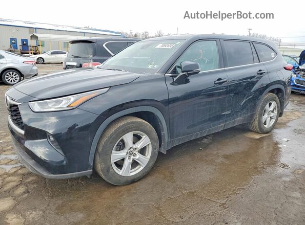 5TDBZRBH1LS502412 2020 TOYOTA HIGHLANDER Черный Передняя левая четверть