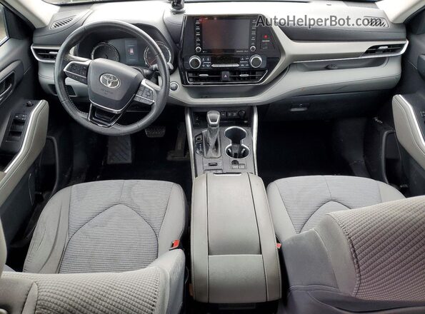 5TDBZRBH1LS502412 2020 TOYOTA HIGHLANDER Черный Вид панели приборов