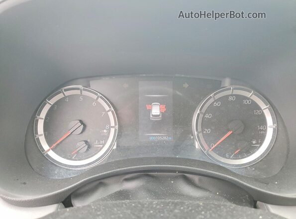 5TDBZRBH1LS502412 2020 TOYOTA HIGHLANDER Черный Вид щитка приборов
