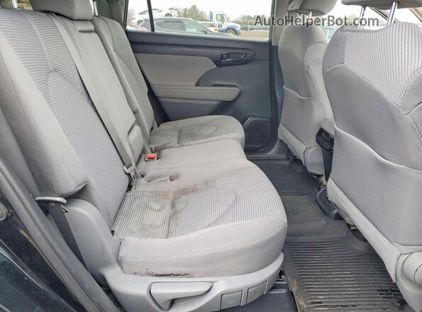 5TDBZRBH1LS502412 2020 TOYOTA HIGHLANDER Черный Вид задней части салона