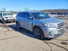 2017 Toyota Highlander Серебряный vin: 5TDBZRFHXHS444835