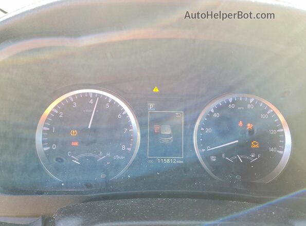 5TDBZRFHXHS444835 2017 TOYOTA HIGHLANDER Серебряный Вид щитка приборов