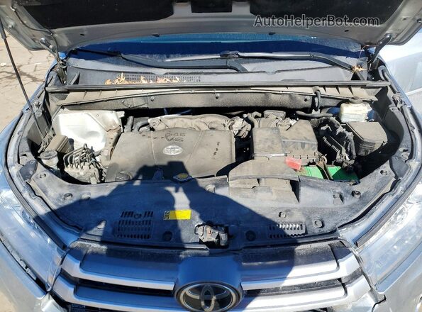 5TDBZRFHXHS444835 2017 TOYOTA HIGHLANDER Серебряный Вид подкапотного пространства