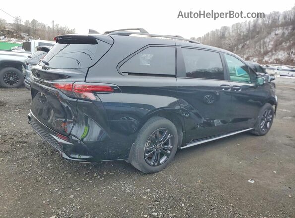 5TDCSKFC1SS200499 2025 TOYOTA SIENNA Черный Задняя правая четверть