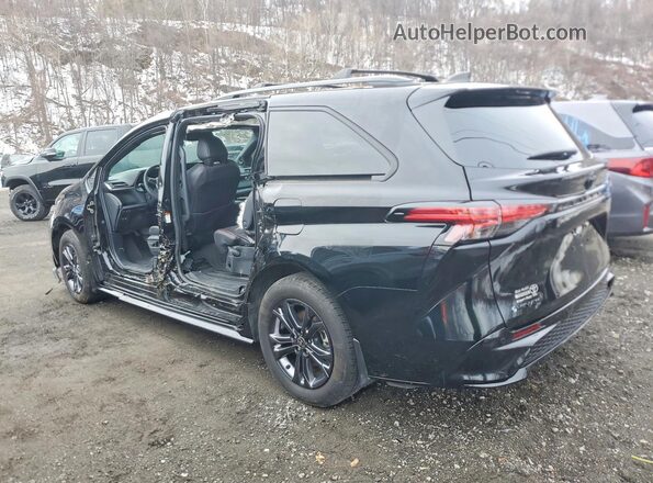 5TDCSKFC1SS200499 2025 TOYOTA SIENNA Черный Задняя левая четверть