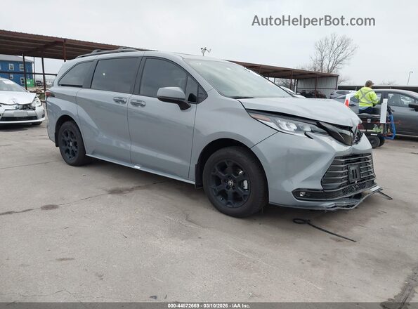 5TDCSKFC6TS229353 2026 TOYOTA SIENNA Pewter Передня права чверть