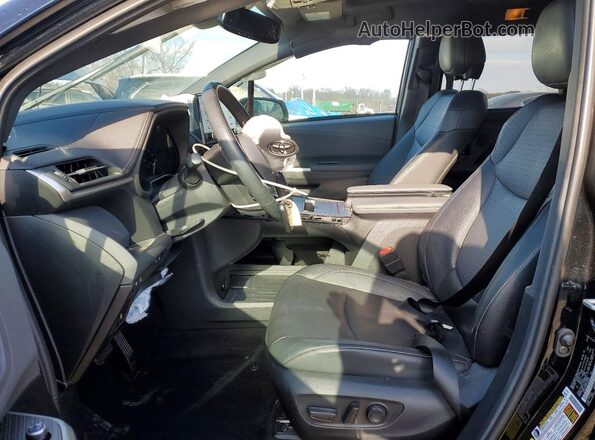 5TDCSKFC8PS101699 2023 TOYOTA SIENNA Black Vista interior delantera