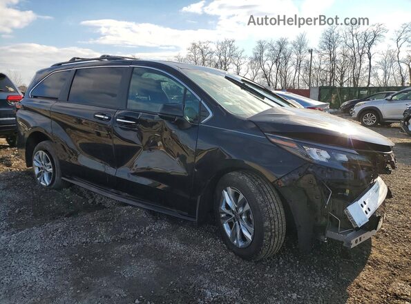 5TDCSKFC8PS101699 2023 TOYOTA SIENNA Black Delantero derecho