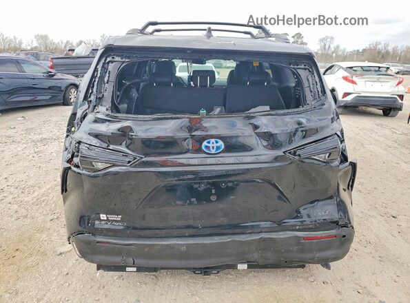 5TDCSKFC9SS180812 2025 TOYOTA SIENNA Black უკანა ხედი