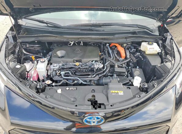 5TDCSKFC9SS180812 2025 TOYOTA SIENNA Black ძრავის განყოფილების ხედი