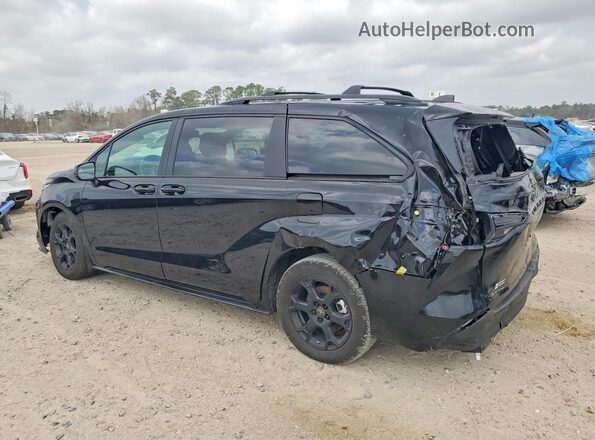 5TDCSKFC9SS180812 2025 TOYOTA SIENNA Black უკანა მარცხენა