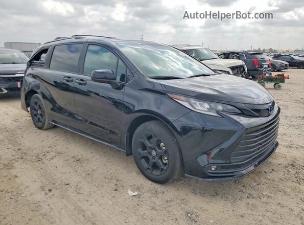 5TDCSKFC9SS180812 2025 TOYOTA SIENNA Black წინა მარჯვენა