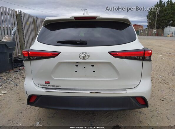 5TDCZRAH0MS533612 2021 TOYOTA HIGHLANDER Белый 