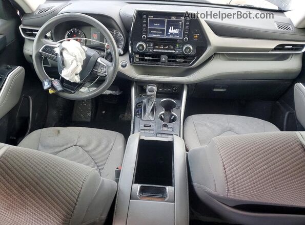 5TDCZRBH3MS095084 2021 TOYOTA HIGHLANDER Blue წინა პანელის ხედი