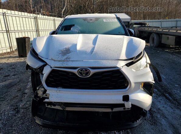 5TDCZRBH7LS500538 2020 TOYOTA HIGHLANDER Белый Вид спереди